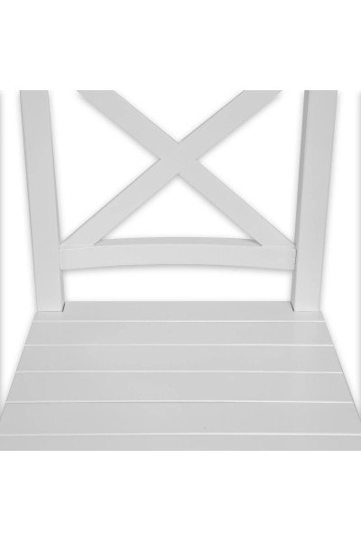 KRN056594 كرسي بار صلب - أبيض