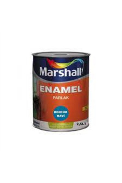 ENAMEL SOLVENT BAZLI AHŞAP-METAL BOYASI PARLAK BONCUK MAVİ 2,50LT