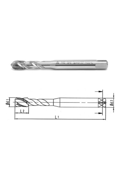 MAKİNA TAKIM KLAVUZ HSSE DIN 371/C 35 HELİS M5