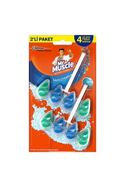 MM ACTIVE CLEAN KLOZET BLOK 2'Lİ PAKET MARINE 77.2g