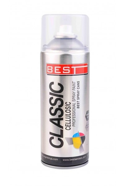 BEST CLASSIC D123 MAT SİYAH SPREY BOYA 400 ML