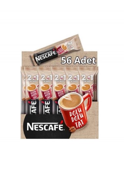 NESCAFE 2'Sİ 1 ARADA ORİGİNAL KAHVE 56LI