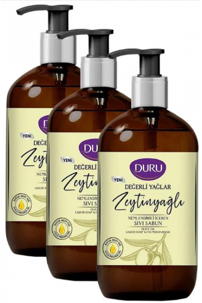 DURU DEĞERLİ YAĞLAR SIVI SABUN ZEYTİNYAĞI 750 ML 