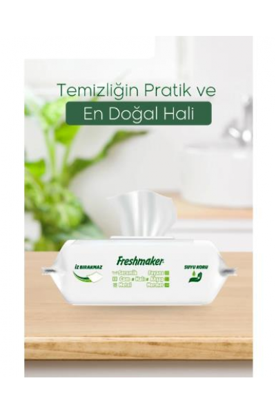 FRESHMAKER YÜZEYSİL BEYAZ SABUN KOKULU 100'LÜ 