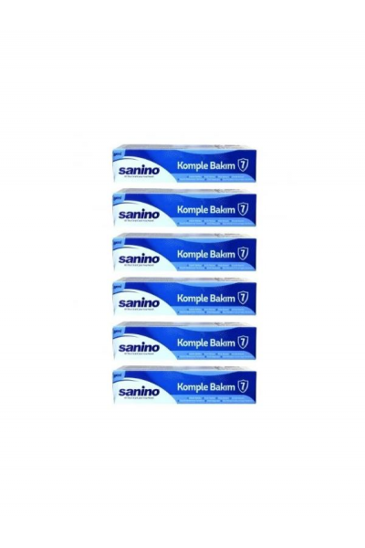 SANİNO KOMPLE BAKIM DİŞ MACUNU 75 ML -6 ADET-