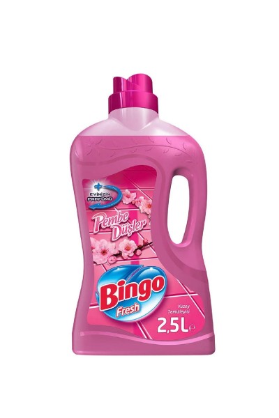 BİNGO FRESH YÜZEY TEMİZLEYİCİ PEMBE DÜŞLER 2,5 L