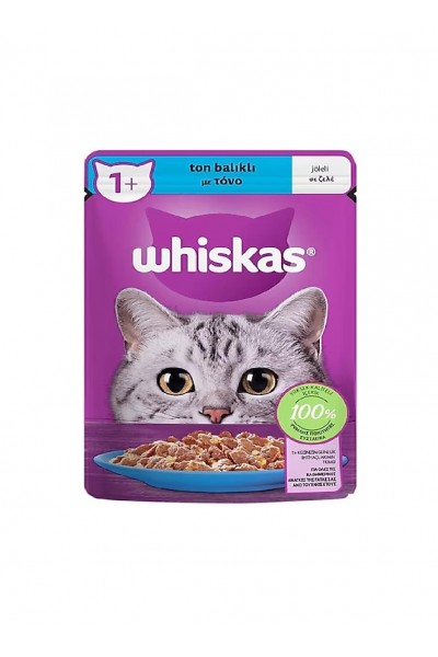 WHISKAS POUCH JÖLE TON BALIKLI KEDİ MAMASI 85 GR