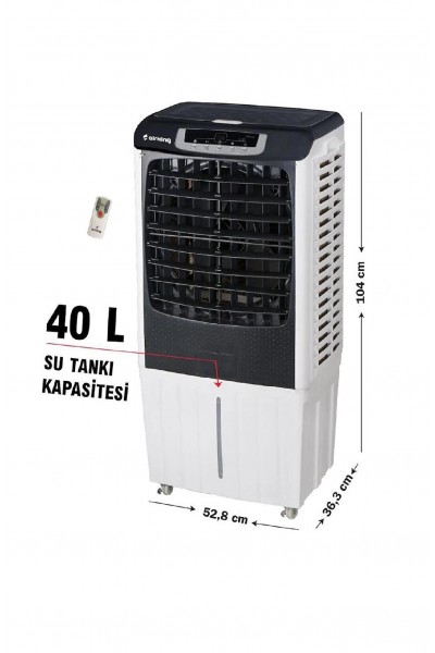 AİRKİNG RUBENİS 1240 SİYAH CLİMAX HAVA SOĞUTUCU 125 W 40 L