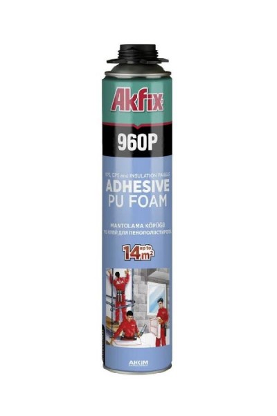 AKFİX 960P MANTOLAMA TABANCALI KÖPÜK FA009 750 ML