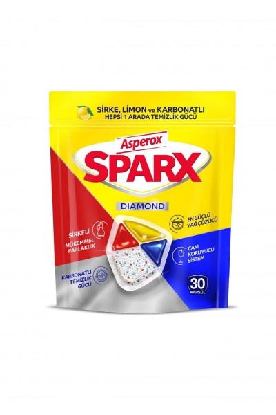 PEROS ASPEROX SPARX DİAMOND BULAŞIK MAK. KAPSULÜ 30LU