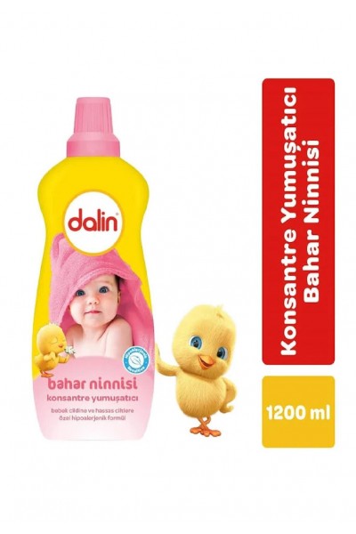 DALİN ÇAMAŞIR YUMUŞATICI BAHAR NİNNİSİ KONSANTRE 1200 ML