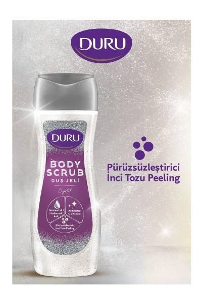 DURU BODY SCRUP DUŞ JELİ CRYSTAL 450 ML