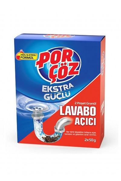 Porçöz Lavabo Açıcı Granüll 100 Gr