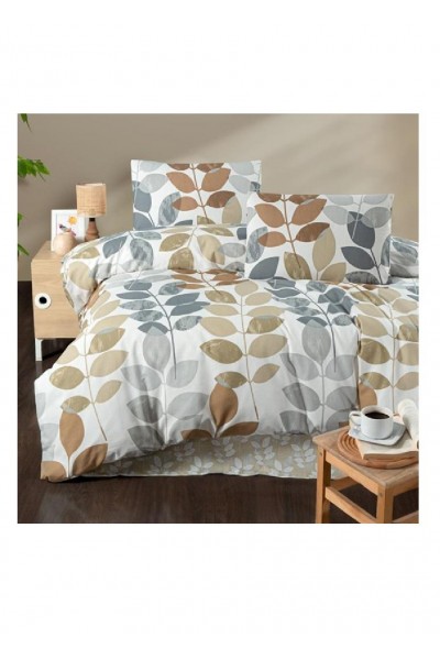 Schafer Home Leafty Çift Kişilik Nevresim Takımı-4 Parça	