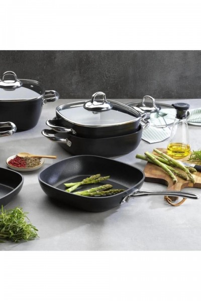 Schafer Gastronomie Master Granit Tava 26Cm-Siyah Schafer Gastronomie Master Granit Tava 26Cm-Siyah