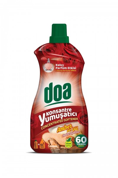DOA Konsantre Yumşatıcı Amber&Gül 1500 ml DOA Konsantre Yumşatıcı Amber&Gül 1500 ml