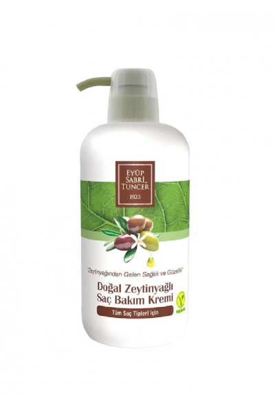 Eyüp Sabri Tuncer Doğal Zeytinyağlı Saç Kremi 600 ml Eyüp Sabri Tuncer Doğal Zeytinyağlı Saç Kremi 600 ml