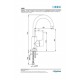 ECA LUNA KUĞU LAVABO BATARYASI GECBT3105 ECA LUNA KUĞU LAVABO BATARYASI GECBT3105