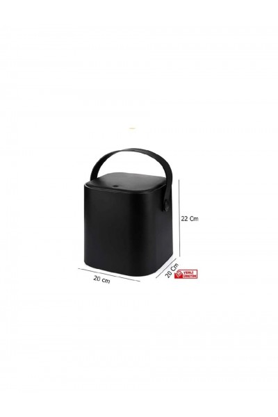 Tuffex Çöp Kovası Sihirli 4Lt Küçük Siyah TP692 Tuffex Çöp Kovası Sihirli 4Lt Küçük Siyah TP692