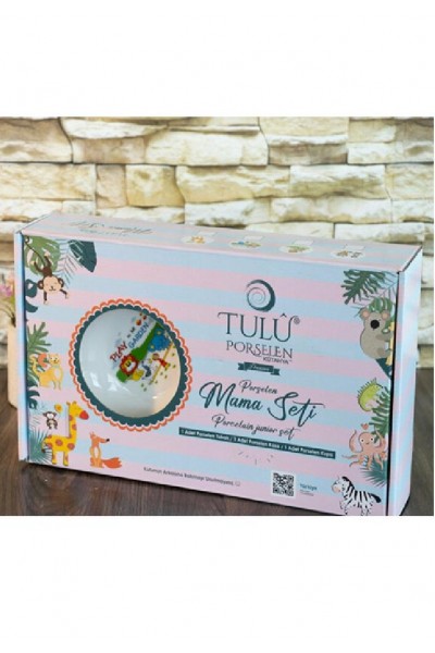 Tulu Mama Takımı Porselen 3 Parça Tulu 189 DEKAL- 2365