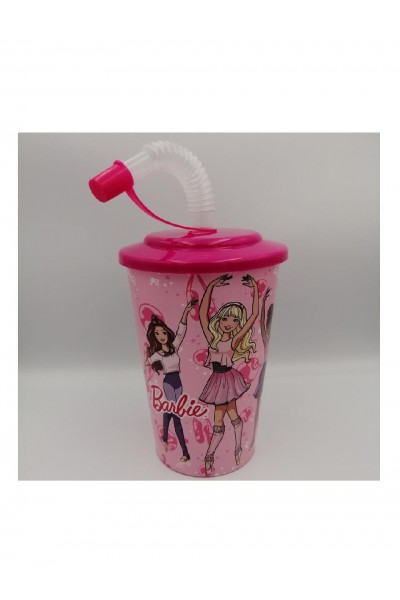 Tuffex Barbie Bardak Kapaklı Pipetli 0.40Lt TP5135 Tuffex Barbie Bardak Kapaklı Pipetli 0.40Lt TP5135
