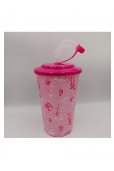 Tuffex Barbie Bardak Kapaklı Pipetli 0.40Lt TP5135 Tuffex Barbie Bardak Kapaklı Pipetli 0.40Lt TP5135