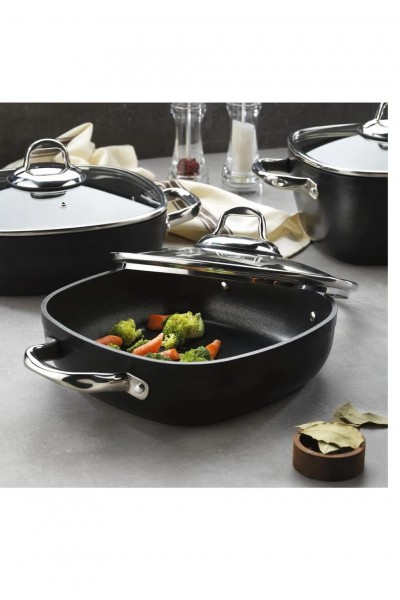 Schafer Gastronomie Master Granit Basık Tencere-26Cm Schafer Gastronomie Master Granit Basık Tencere-26Cm
