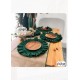 Mossy Yeşil Yuvarlak Supla 38 cm
