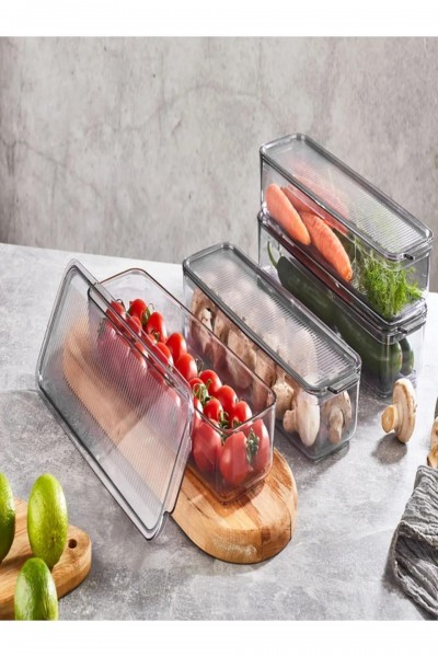 Vip Ahmet Organizer Raf 4 Lü 750ml Şeffaf Füme VP-417 X4PMU.01307 Vip Ahmet Organizer Raf 4 Lü 750ml Şeffaf Füme VP-417 X4PMU.01307