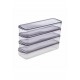 Vip Ahmet Organizer Raf 4 Lü 750ml Şeffaf Füme VP-417 X4PMU.01307 Vip Ahmet Organizer Raf 4 Lü 750ml Şeffaf Füme VP-417 X4PMU.01307