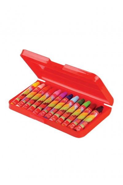 Faber Castell Plastik Çantalı Pastel Boya 12 Renk