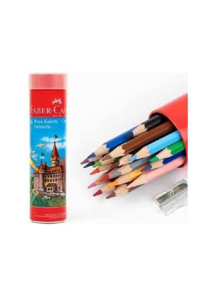 Faber Castell Boya Kalemi 24 Renk Tüp Faber Castell Boya Kalemi 24 Renk Tüp