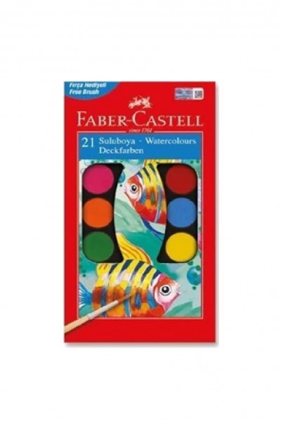 Faber Castell Sulu Boya Büyük Boy 21 Renk Faber Castell Sulu Boya Büyük Boy 21 Renk