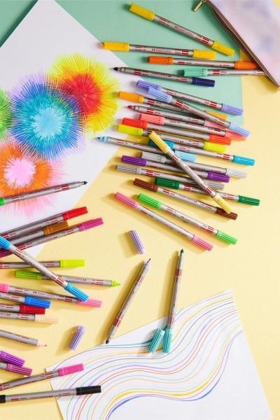 Faber Castell Çift Taraflı Keçeli Kalem 10 Renk Faber Castell Çift Taraflı Keçeli Kalem 10 Renk