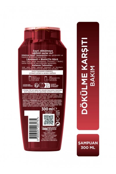 115 ELSEVE DÖKÜLME KARŞ. ŞAMP. 360 ML. 115 ELSEVE DÖKÜLME KARŞ. ŞAMP. 360 ML.