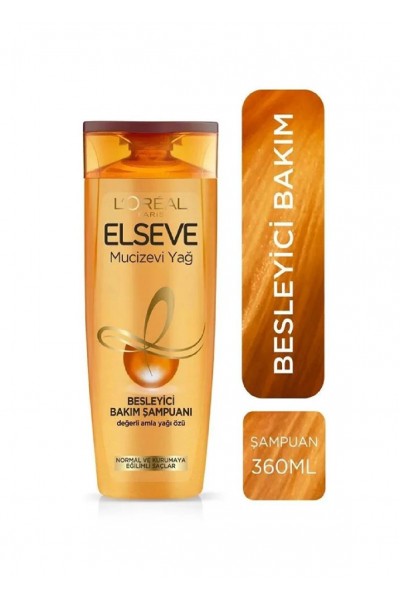 119 ELSEVE MUCİZEVİ YAĞ BESL. ŞAMP. 360 ML.