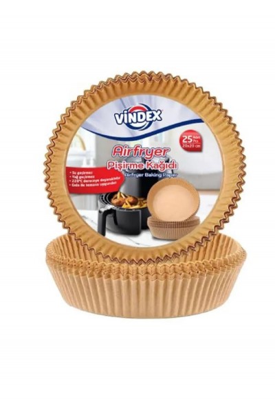 Vindex Airfry Pişirme Kağıdı 20cm 1211116