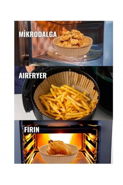 Vindex Airfry Pişirme Kağıdı 20cm 1211116