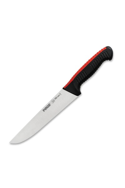 Pirge Pro 2002 Süper Tutuş Kasap Bıçağı No:1 14.5 cm Çİft Renkli Kazallı Kırmızı-Siyah 31381-31383 Pirge Pro 2002 Süper Tutuş Kasap Bıçağı No:1 14.5 cm Çİft Renkli Kazallı Kırmızı-Siyah 31381-31383