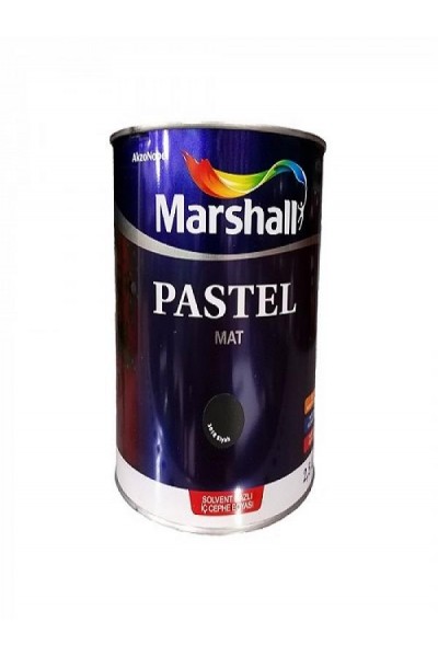 PASTEL MAT SİYAH BOYA 2,5 LT