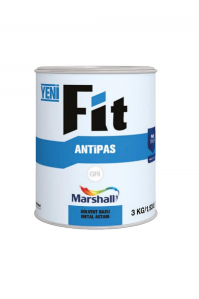 MARSHALL FİT ANTİPAS METAL ASTARI GRİ 3 KG 5599126