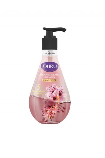 DURU ORGANİK SIVI SABUN KİRAZ ÇİÇEĞİ 500 ML 