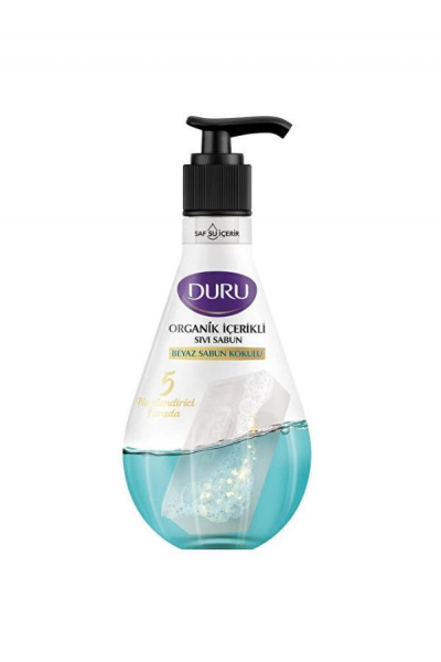 DURU ORGANİK SIVI SABUN BEYAZ SABUN KOKULU 500 ML 