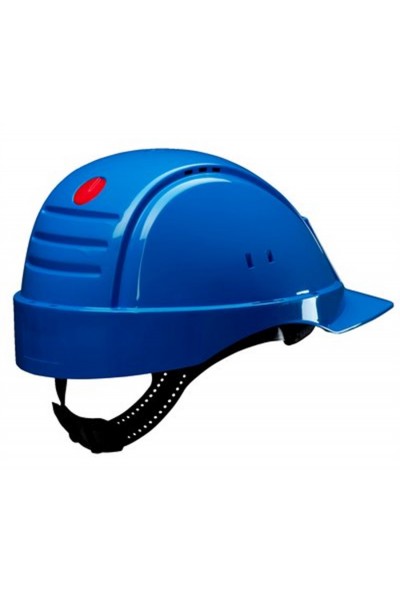 BARET 3M HAVALANDIRMALI DERİ BANTLI UV'Lİ MAVİ