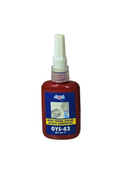 404 OYS-43 CİVATA SABİTLEYİCİ 50 ML