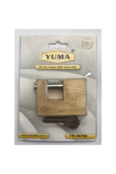 YUMA ASMA KİLİT KAYAR MİLLİ 70 MM