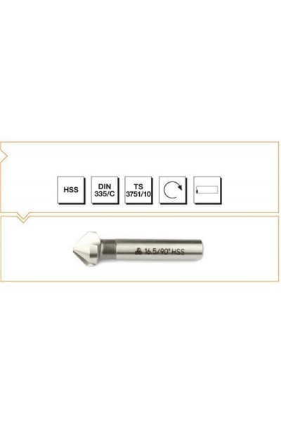 MAKİNA TAKIM HAVŞA FREZE 20.5 MM 90 DRC HSS DIN 335/C