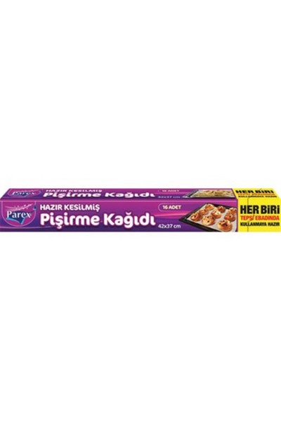 PAREX HAZIR KESİLMİŞ PİŞİRME KAĞIDI 16 LI