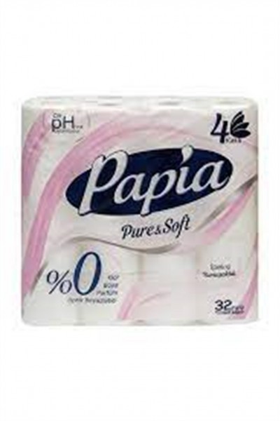 PAPIA PURE&SOFT TUVALET KAĞIDI 32 Lİ