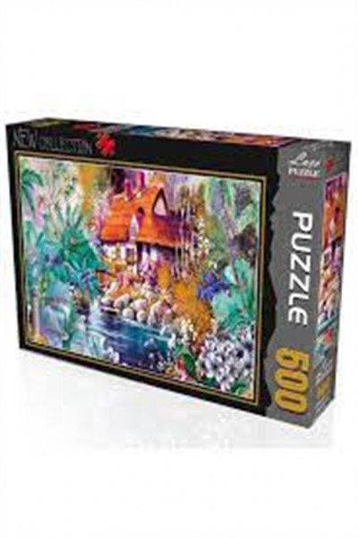 LACO PUZZLE 34X48 ÇİÇEKLİ EV 500 PARÇA LC7220